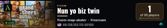 Nun yo biz twin live status badge