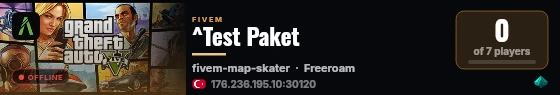 ^Test Paket live status badge
