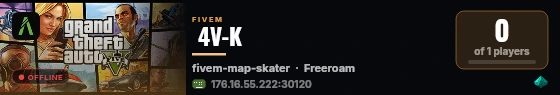  4V-K live status badge