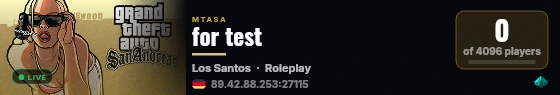 for test live status badge