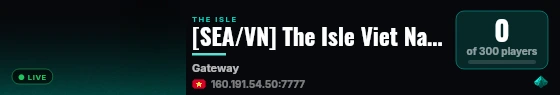 [SEA/VN] The Isle Viet Nam 05 - PREMIUM - discord.gg/PVN live status badge