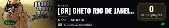 [BR] GHETO RIO DE JANEIRO | +30 ARMAS | +70 TERRITORIOS | CV X TCP | PMERJ | BOPE | GRATIS live status badge