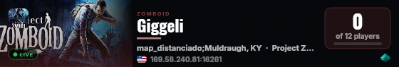 Giggeli live status badge
