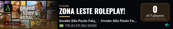 ZONA LESTE ROLEPLAY! live status badge