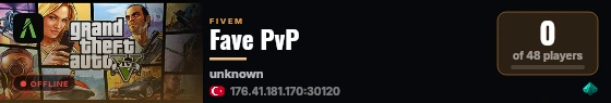 Fave PvP live status badge