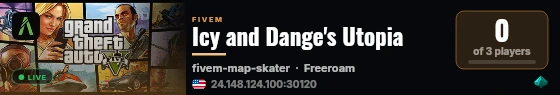 Icy and Dange's Utopia live status badge