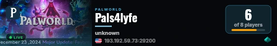 Pals4lyfe live status badge