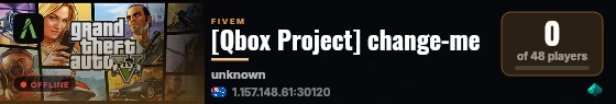 [Qbox Project] change-me live status badge