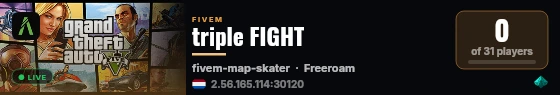 triple FIGHT live status badge