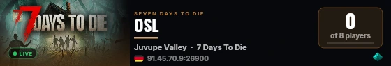 OSL live status badge