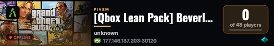 [Qbox Lean Pack] Beverly Hills RP live status badge