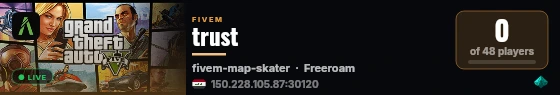 trust live status badge