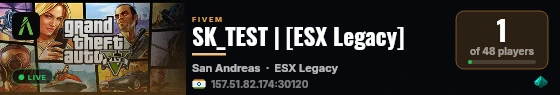 SK_TEST | [ESX Legacy] live status badge