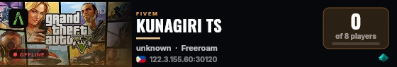 KUNAGIRI TS live status badge