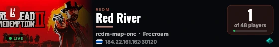 Red River live status badge
