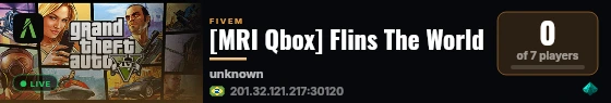 [MRI Qbox] Flins The World live status badge