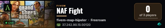 NAF Fight live status badge