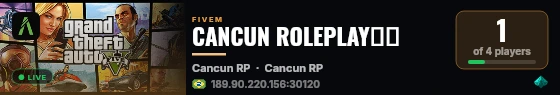 CANCUN ROLEPLAY🌈🌈 live status badge