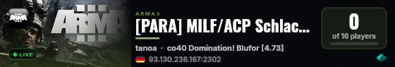 [PARA] MILF/ACP Schlachthof backup live status badge