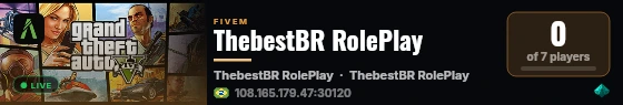 ThebestBR RolePlay live status badge