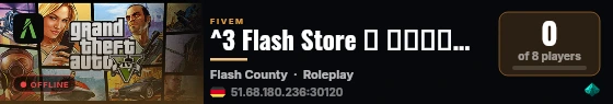 ^3 Flash Store فلاش ستور ^3 live status badge