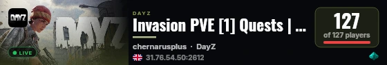 Invasion PVE [1] Quests | SeasonPass | loot x5 live status badge