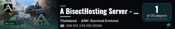A BisectHosting Server - 9edd4a9f - (v361.7) live status badge