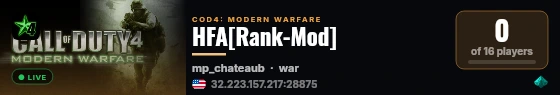 HFA[Rank-Mod] live status badge