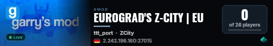 EUROGRAD'S Z-CITY | EU live status badge