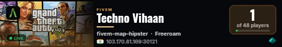 Techno Vihaan live status badge