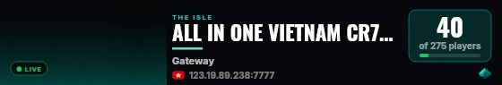 ALL IN ONE VIETNAM CR7SDVNDINOMIXIDUCANHSBTC live status badge