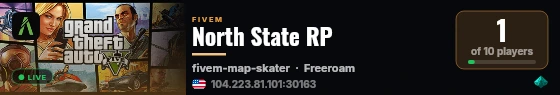 North State RP live status badge