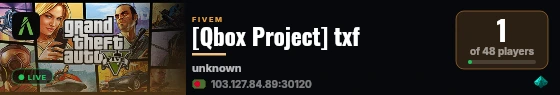 [Qbox Project] txf live status badge