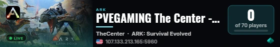 PVEGAMING The Center - discord.gg/qyfsTnr5GQ - (v361.7) live status badge