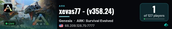 xevas77 - (v358.24) live status badge