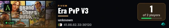 Era PvP V3 live status badge