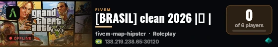 [BRASIL] clean 2026 |🏆 | live status badge