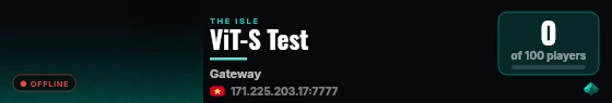 ViT-S Test live status badge