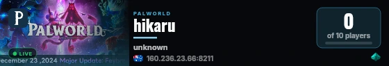hikaru live status badge