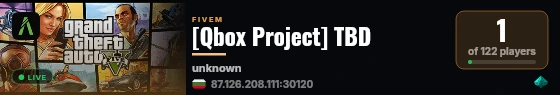 [Qbox Project] TBD live status badge