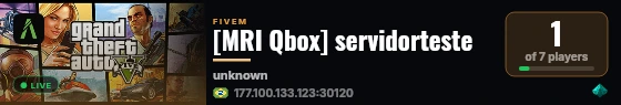 [MRI Qbox] servidorteste live status badge