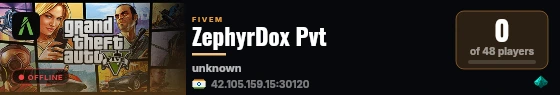ZephyrDox Pvt live status badge