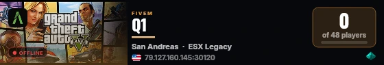Q1 live status badge
