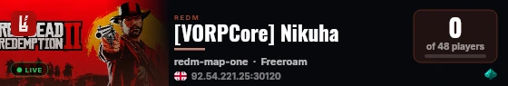 [VORPCore] Nikuha live status badge