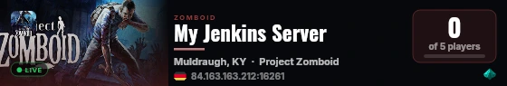 My Jenkins Server live status badge