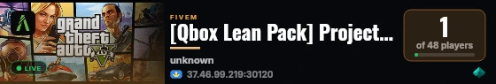 [Qbox Lean Pack] Project 404 live status badge