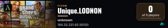 Unique.LODNON live status badge