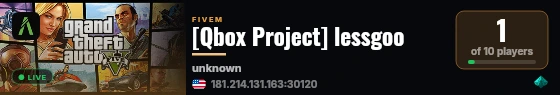 [Qbox Project] lessgoo live status badge