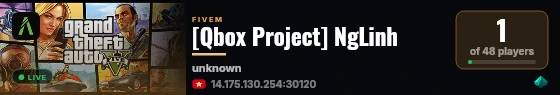 [Qbox Project] NgLinh live status badge
