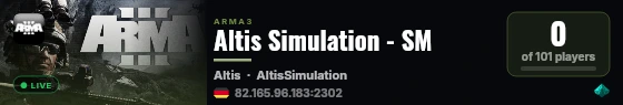 Altis Simulation - SM live status badge